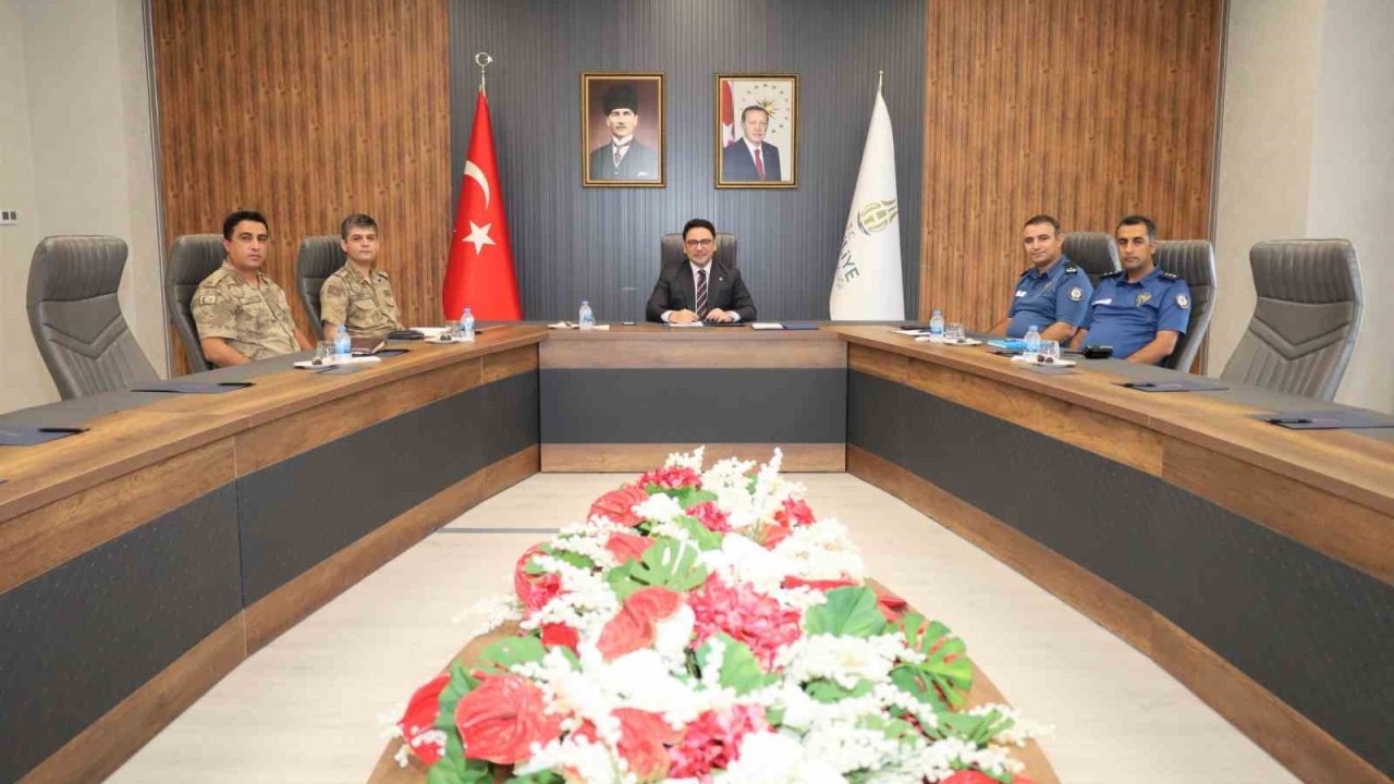 Haliliye’de asayiş ve güvenlik toplantısı düzenlendi