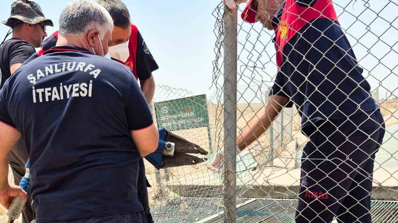 Sulama kanalında akıntıya kapılan kişinin cesedine ulaşıldı