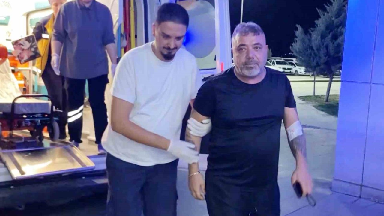 Bacağından vuruldu, sedyeyi reddedip yürüyerek acile girdi