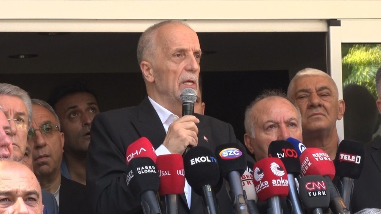 TÜRK-İŞ Genel Başkanı Atalay: "Grevin uygulama günü geldiği zaman uyguluyoruz"
