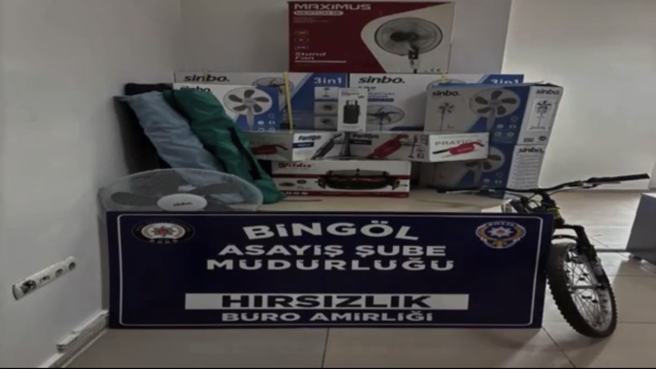 Bingöl’de çaldığı ürünleri internet üzerinden satan şüpheli tutuklandı