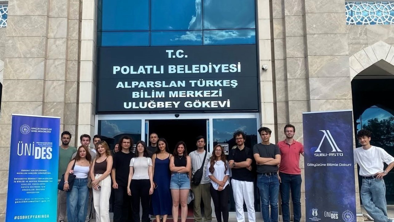 SUBÜ’lü öğrenciler Ankara’da astronomi gözlemi gerçekleştirdiler