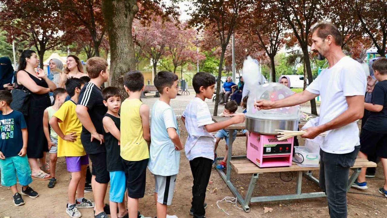 Çocuklara yaz eğlencesi