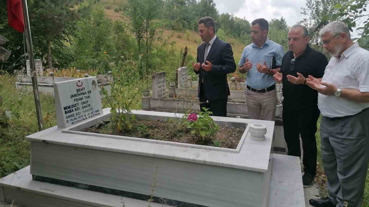 Sinop’ta şehide vefa
