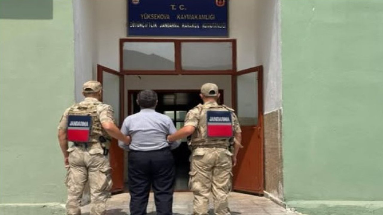 Hakkari’de 8 yıl 9 ay kesinleşmiş hapis cezası bulunan şahıs yakalandı