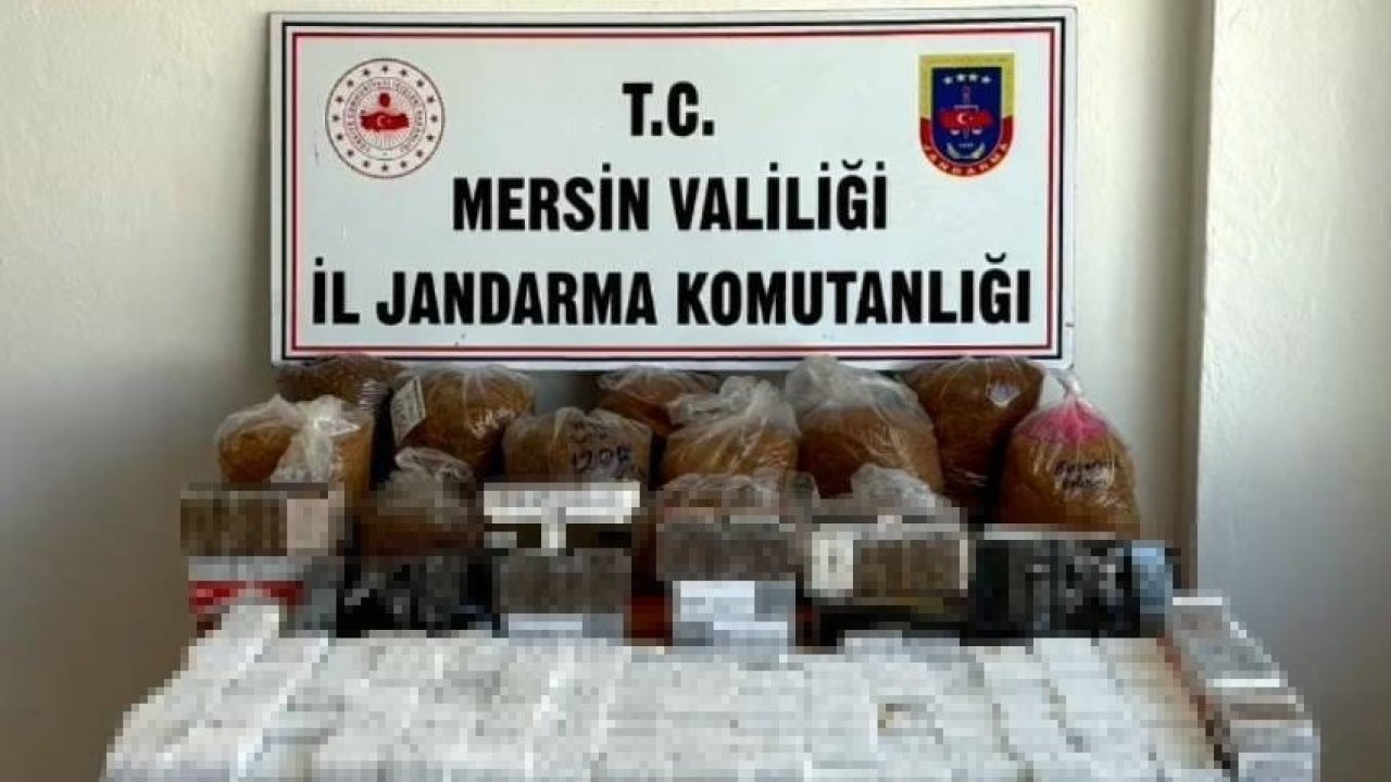 Mersin’de kaçak sigara operasyonu: 15 bin makaron ve 31 kilo tütün ele geçirildi