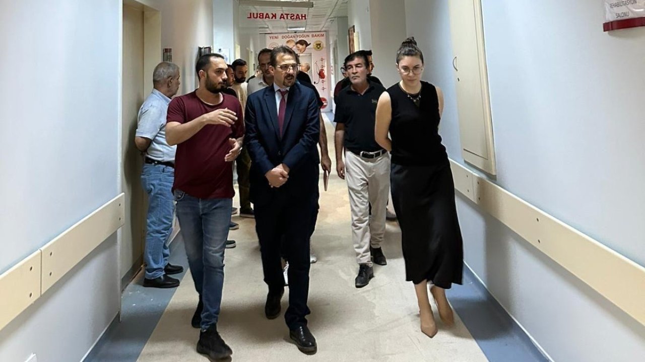 Cizre Devlet Hastanesi Başhekimi saha denetimine çıkıp, sorunları yerinde inceledi