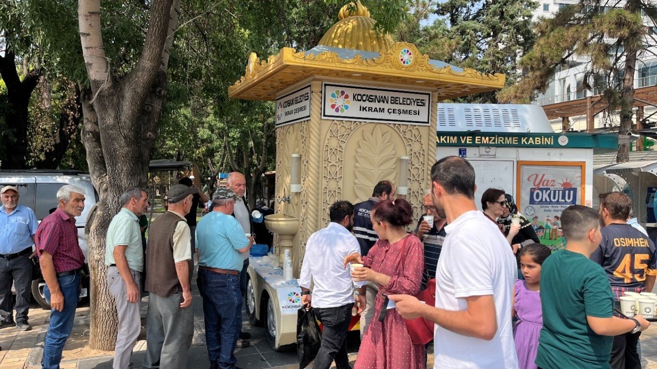 Kocasinan’dan sıcak havalarda buz gibi limonata ikramı