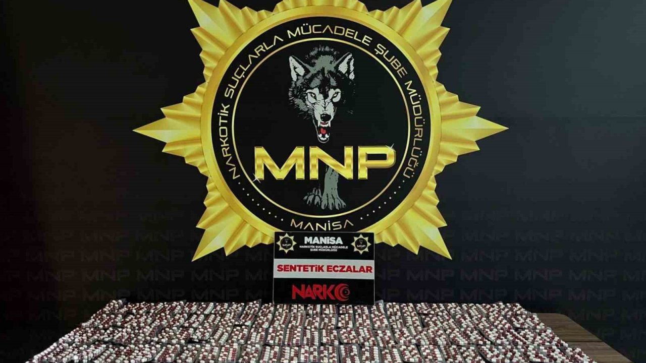 Binlerce sentetik ecza hapıyla yakalanan şüpheli tutuklandı