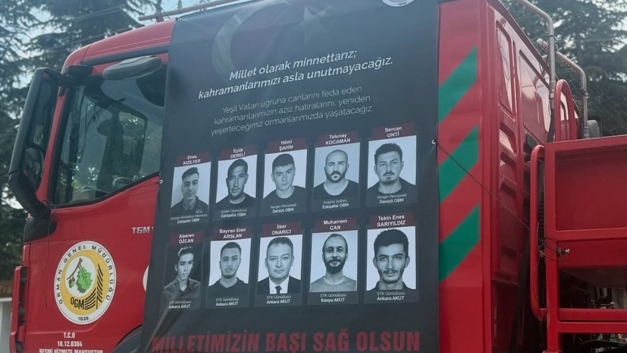 Seyitgazi’de yangın şehitleri dualarla anıldı