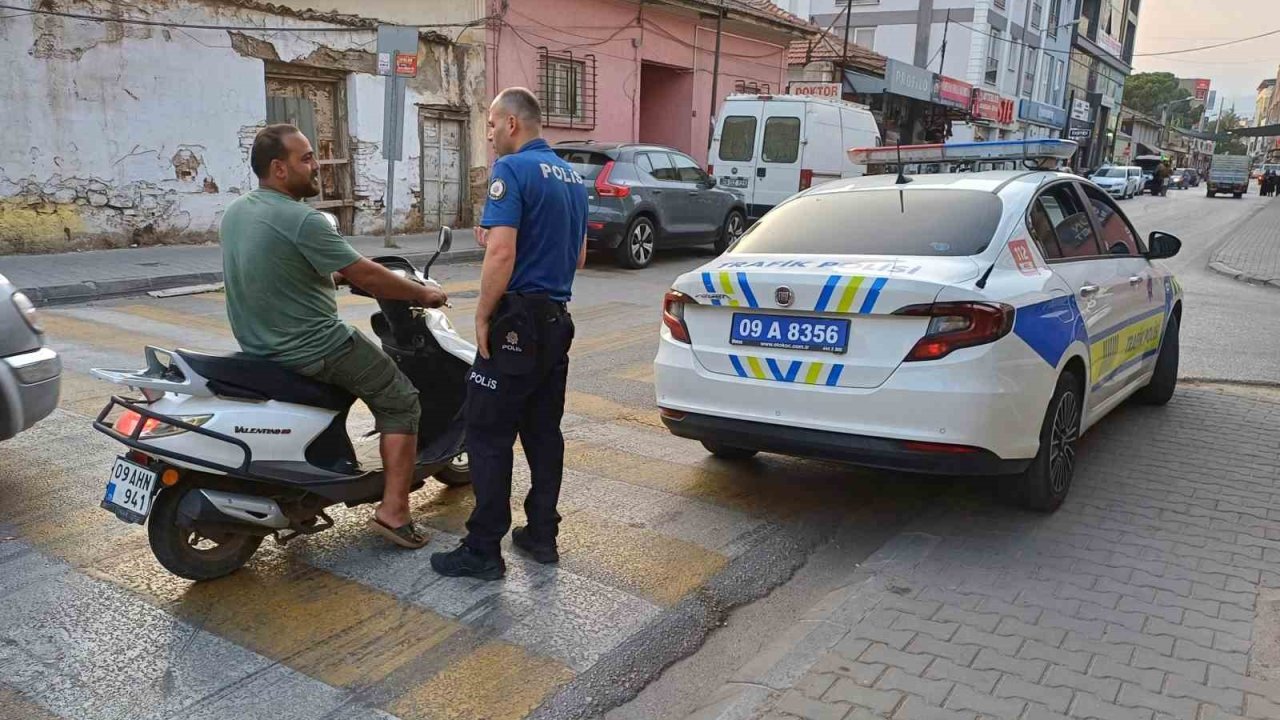 Köşk’te araçlar denetlendi, kurallara uymayan sürücüler cezadan kaçamadı