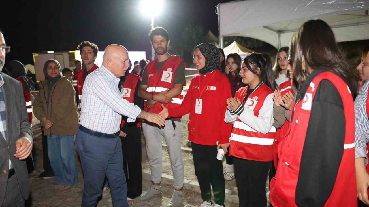 Erzurum Kızılay’dan gençlere afet bilinçlendirmesi