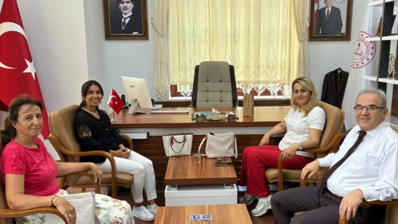 Milli Eğitim Müdürü Esmen’e hayırlı olsun ziyareti
