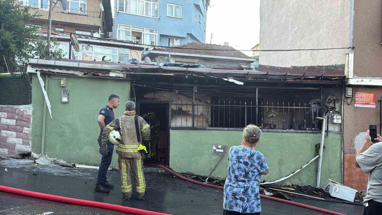 Sarıyer’de gecekondu yangını: 2 ağır yaralı