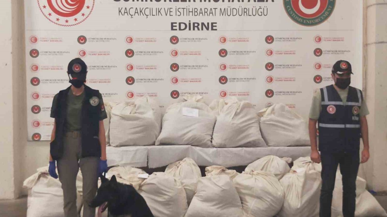 Kapıkule’de uyuşturucuya büyük darbe
