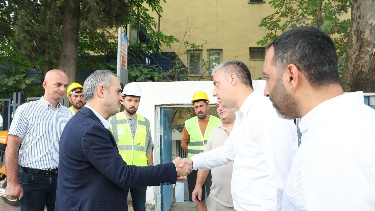 Çiftçi, e-sınav merkezi ve santral binası inşaatlarını inceledi