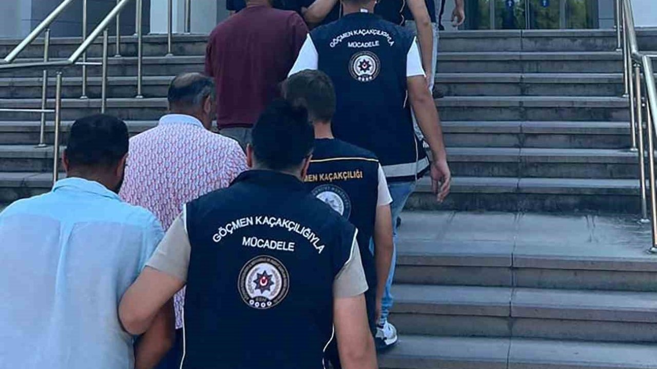 Göçmen kaçakçısı 7 organizatör tutuklandı