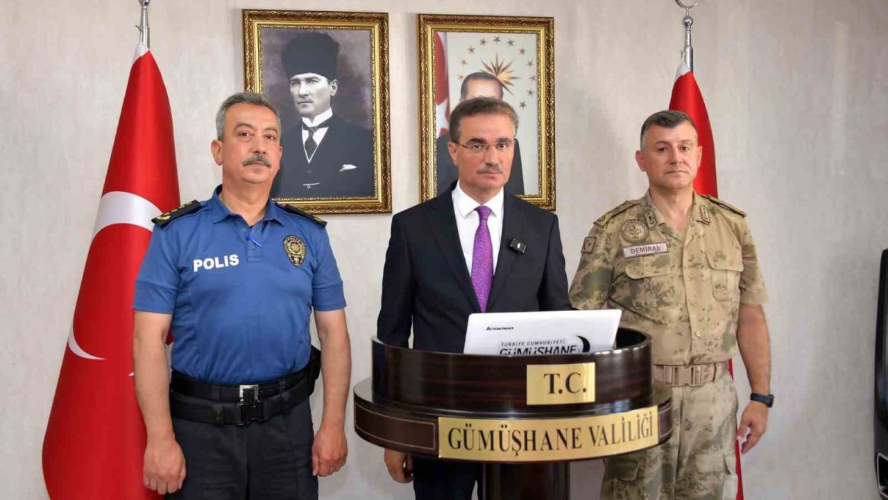 Gümüşhane’de Temmuz ayı asayiş verileri açıklandı