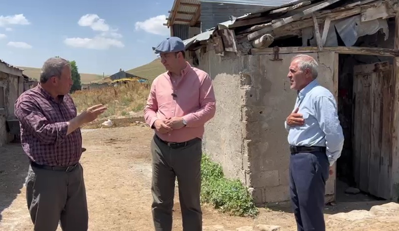 Milletvekili Alp: “110 hanelik köyde 1 ahır dezenfekte edilmiş”