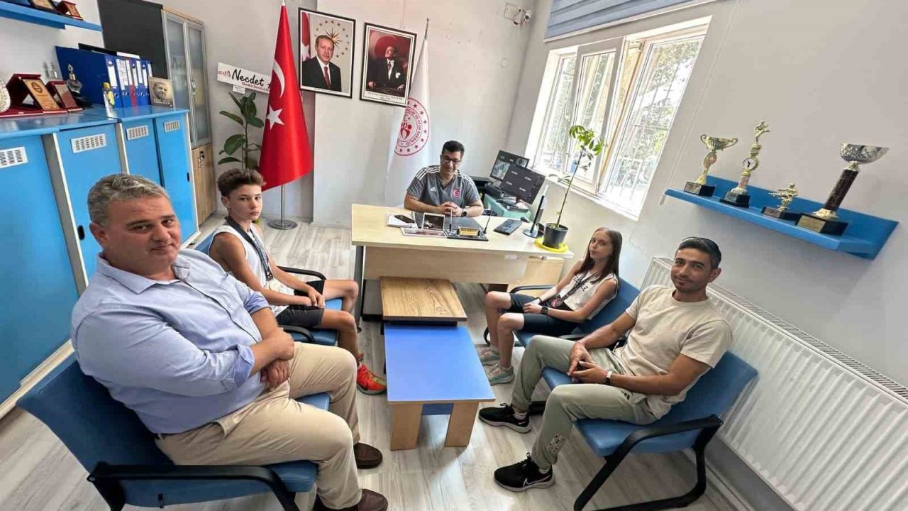 Yetenek taramasıyla keşfedilen Gedizli sporcular Türkiye şampiyonu