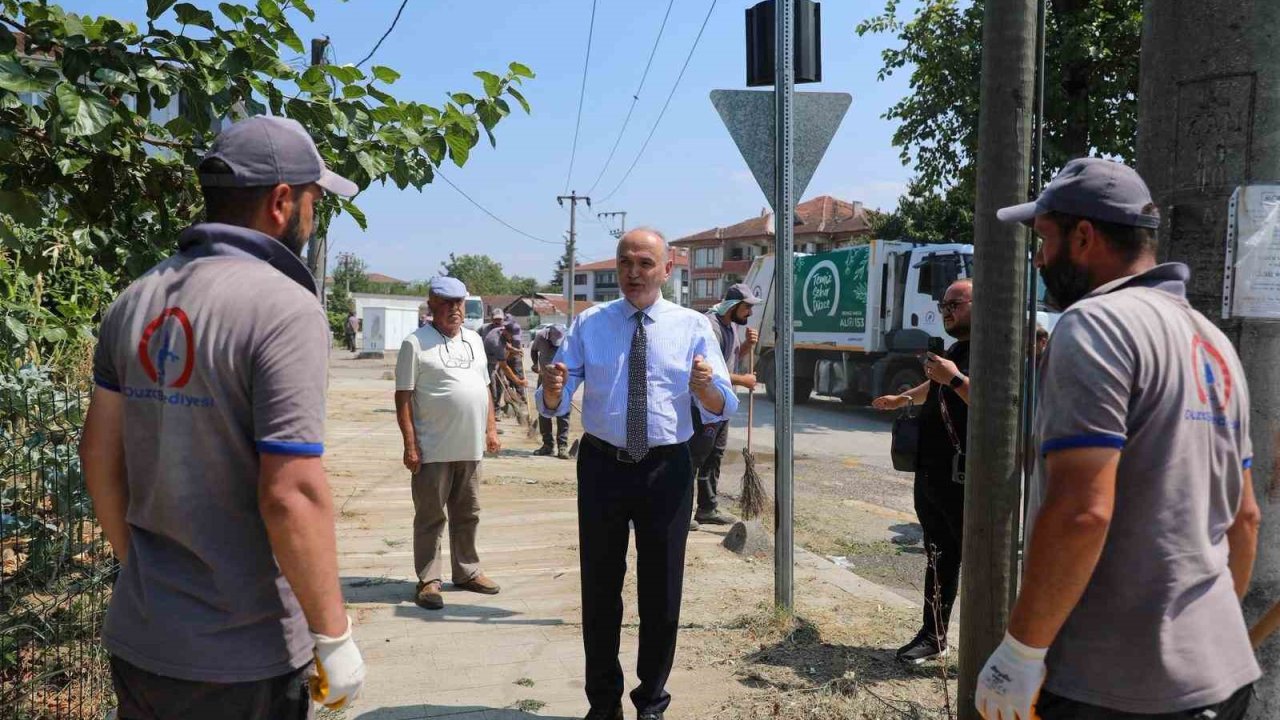 Temiz şehir Düzce kampanyası 15. mahallede