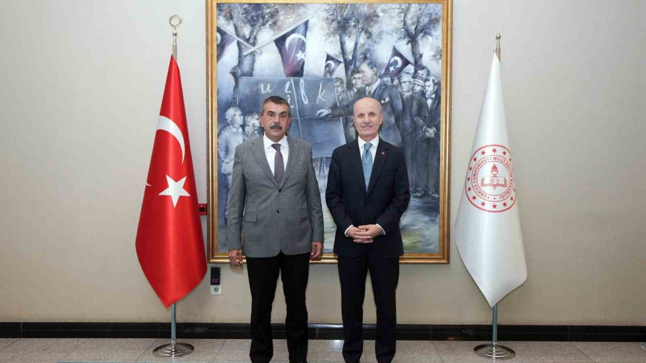 Bakan Tekin, YÖK Başkanı Özvar’ı kabul etti