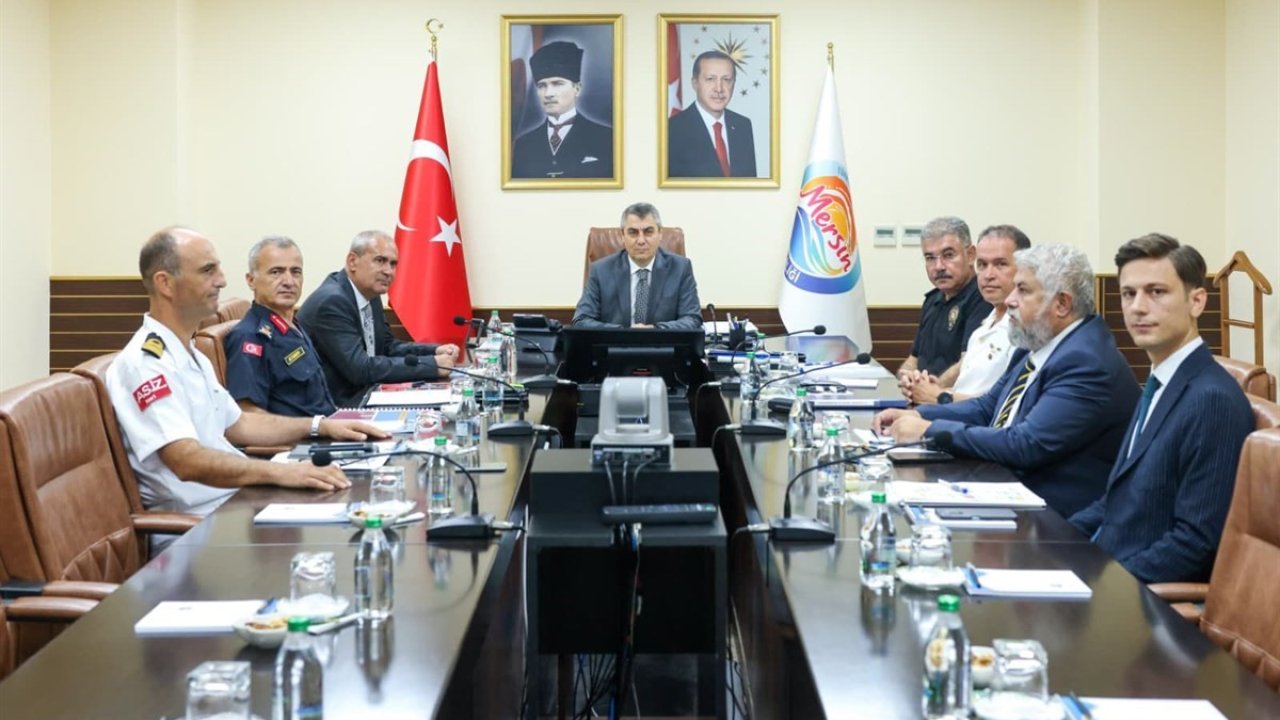 Mersin’de Güvenlik ve Asayiş Değerlendirme Toplantısı yapıldı