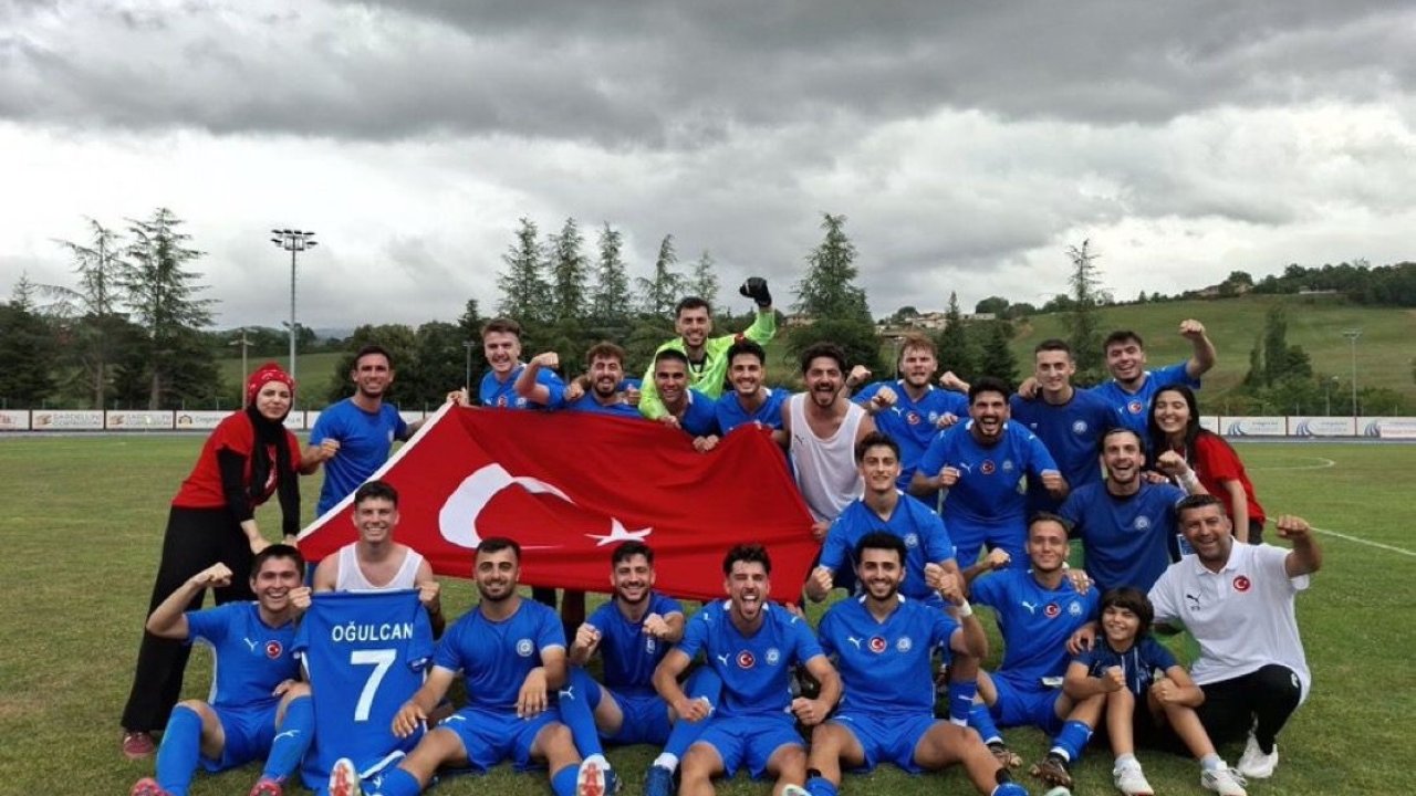 Ege Üniversitesi Futbol Takımı Avrupa’nın en iyi 4 takımı arasında yer aldı