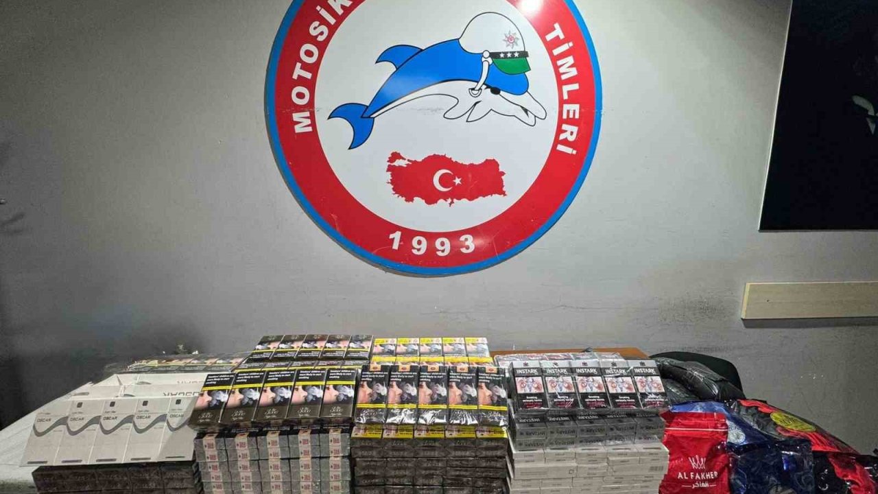 İskenderun’da kaçak sigara ve nargile tütünü ele geçirildi