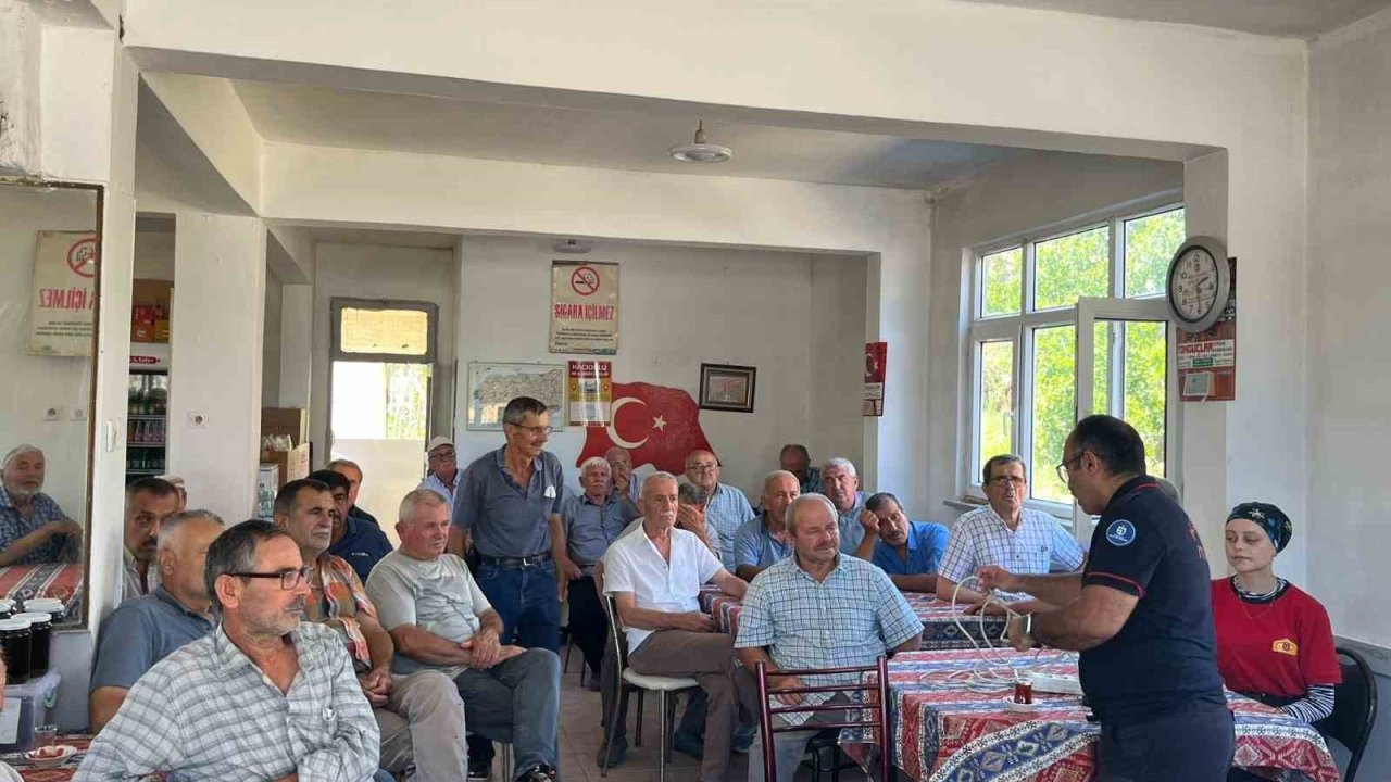 İtfaiyeden yangınlara karşı farkındalık eğitimi