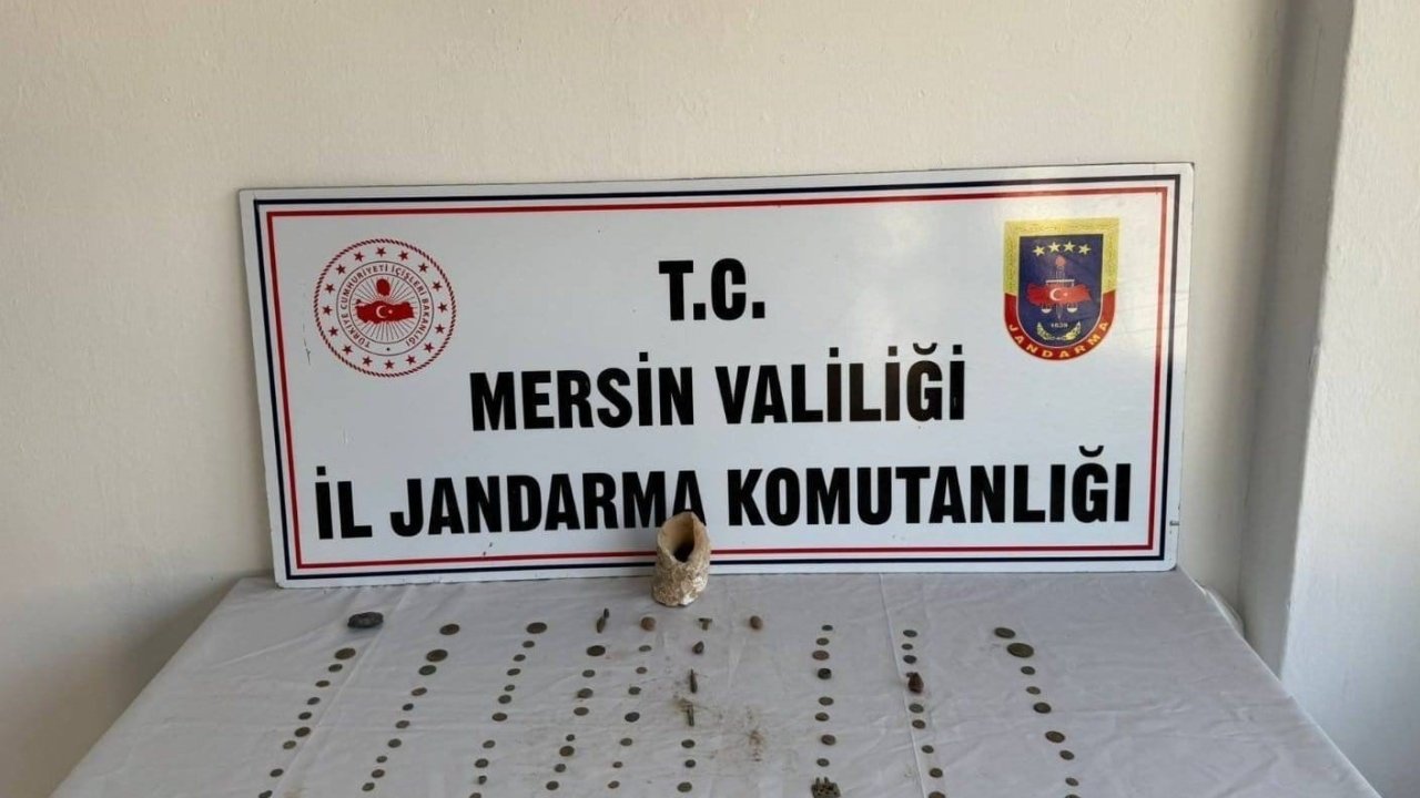 Mersin’de tarihi eser operasyonu
