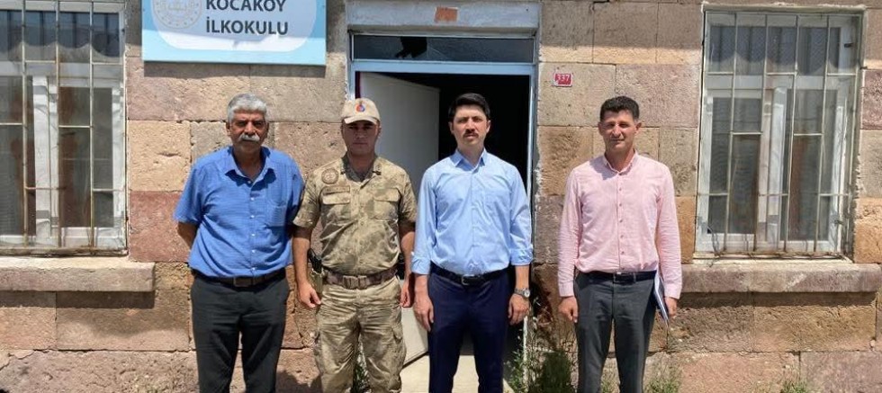 Digor Kaymakamı Kahraman’dan Kocaköy Okulunda inceleme