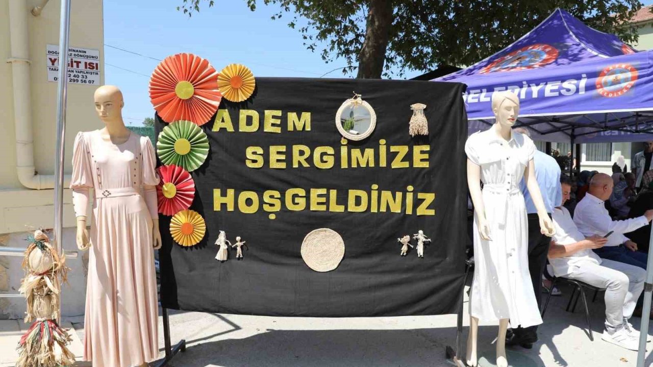 ADEM kursiyerlerinin ürünleri sergilendi