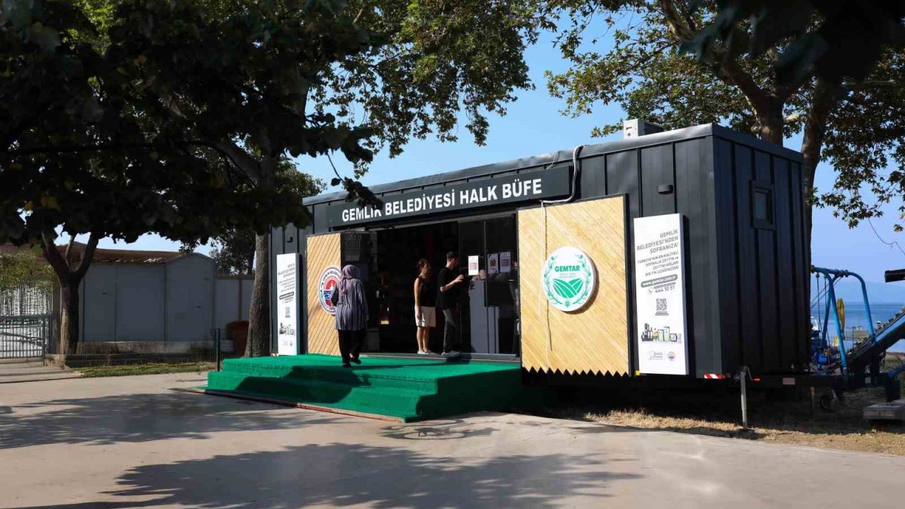 Gemlik Belediyesi’nden Kumlaya halk büfe
