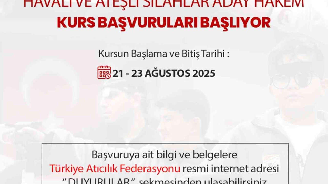 Elazığ’da aday hakem kursu düzenlenecek