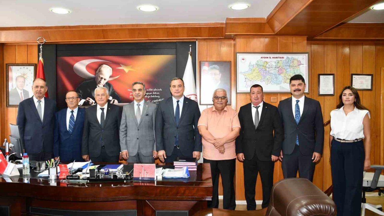 Aydın Ticaret Borsası yönetimi, İl Tarım ve Orman Müdürü Temiz’le görüştü