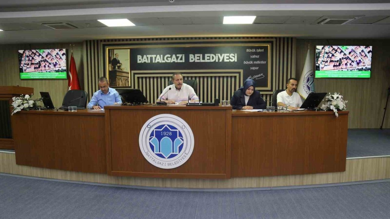 Battalgazi Belediyesi Ağustos Ayı meclis toplantısı tamamlandı