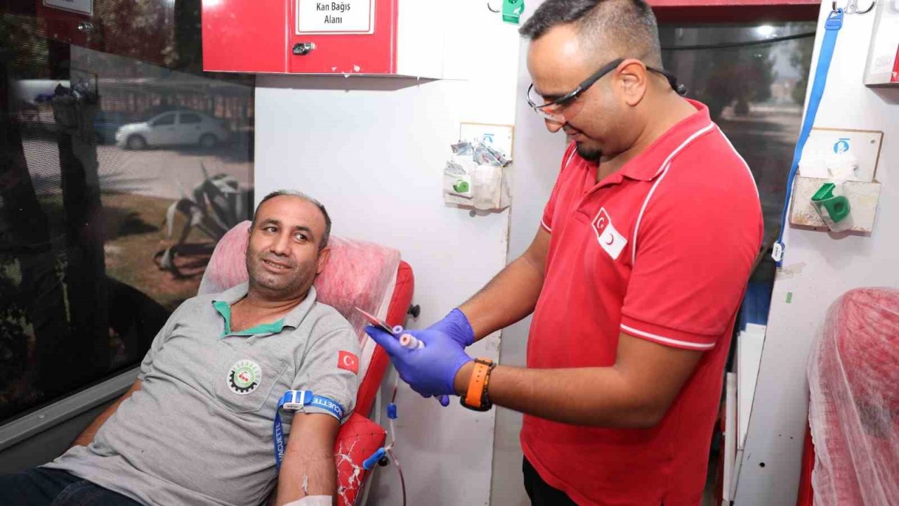 Denizli OSB’den Türk Kızılayına kan bağışı desteği