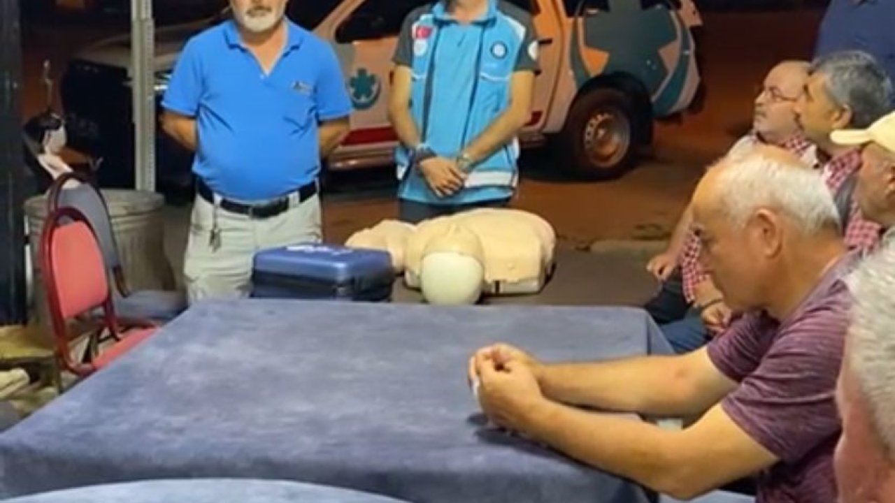 ’İlk Yardım Eden Sen Ol’ projesi Balçıkhisar’da başladı