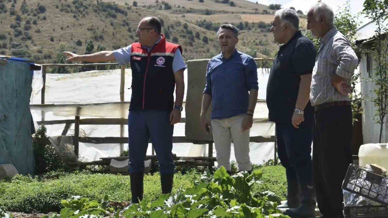 Eko-Köy’de tarımsal inceleme yapıldı