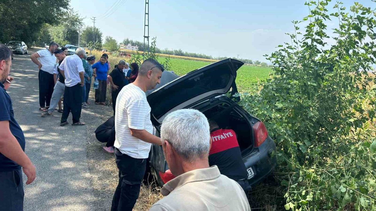 Osmaniye’de otomobil şarampole devrildi: 4 yaralı