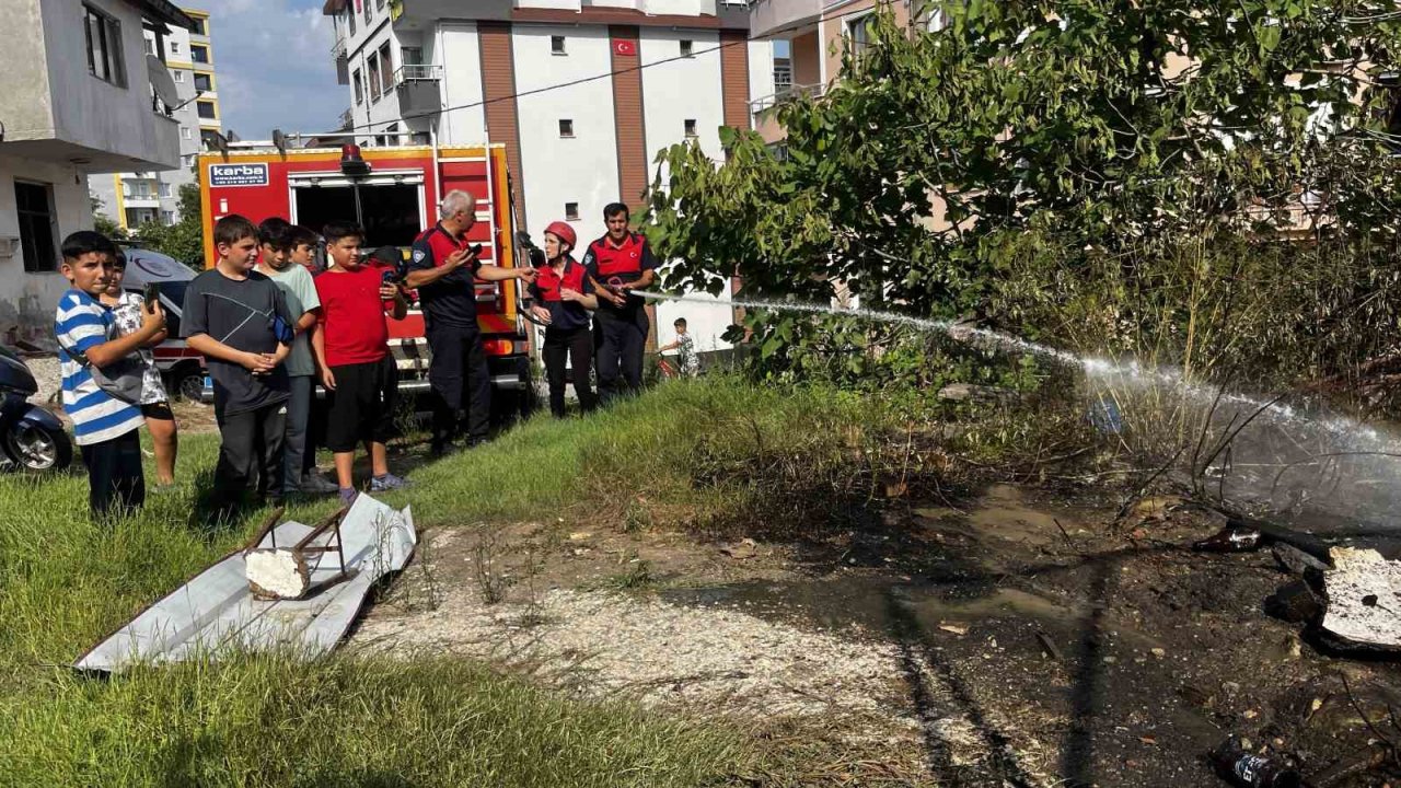 Ordu’da plastik atık yangını paniğe neden oldu