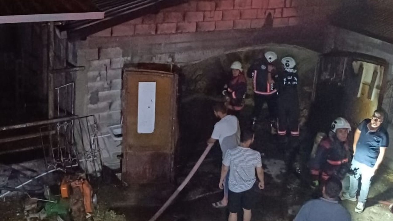 Malatya’da ahır yangını