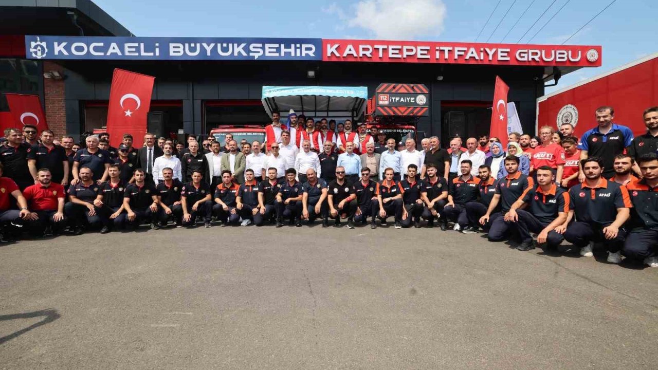 Kartepe’ye yeni itfaiye binası kazandırıldı
