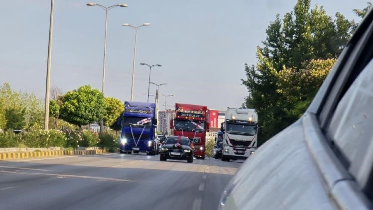 Karabük’te düğün konvoyundaki 3 sürücüye 8 bin 487 lira ceza