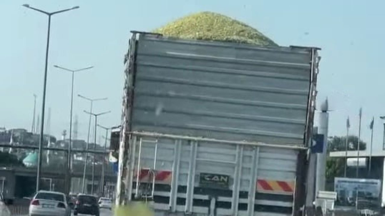 Taşıdığı yükü yola savurarak ilerledi: Cezadan kaçamadı