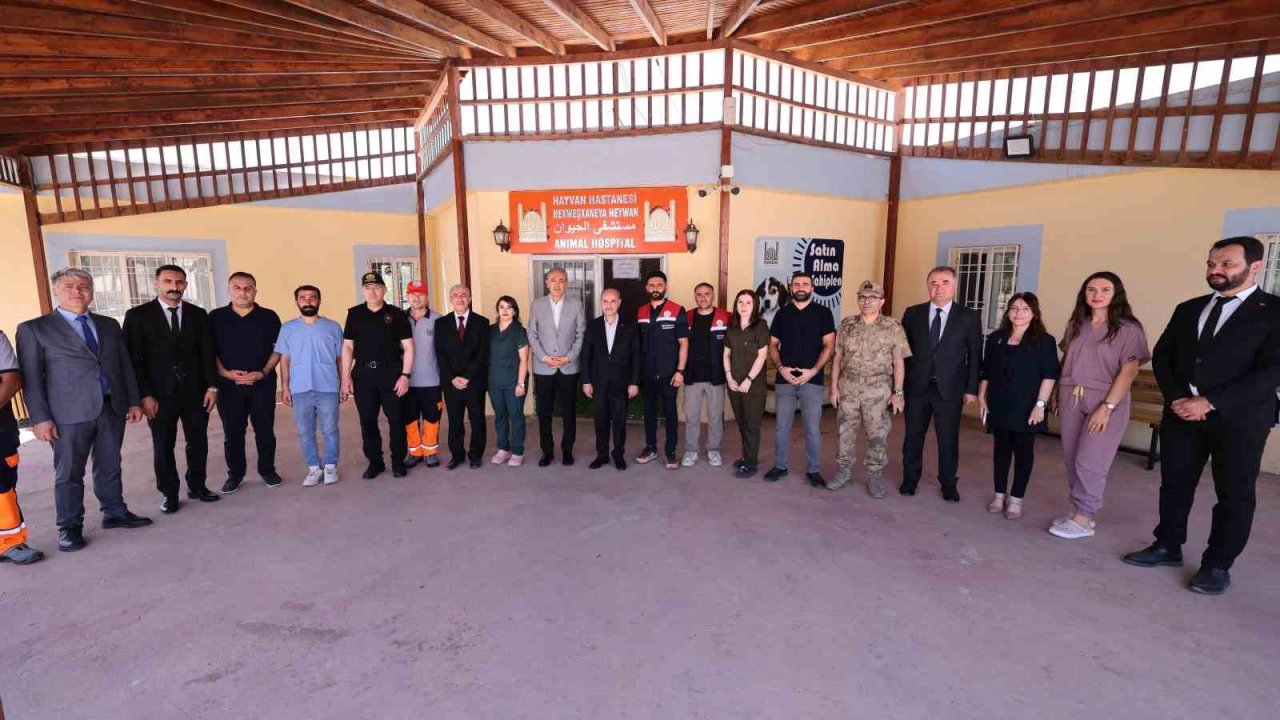 Bakan Yardımcısı Mehmet Aktaş Mardin’de sahipsiz hayvanlar için yapılan çalışmaları inceledi