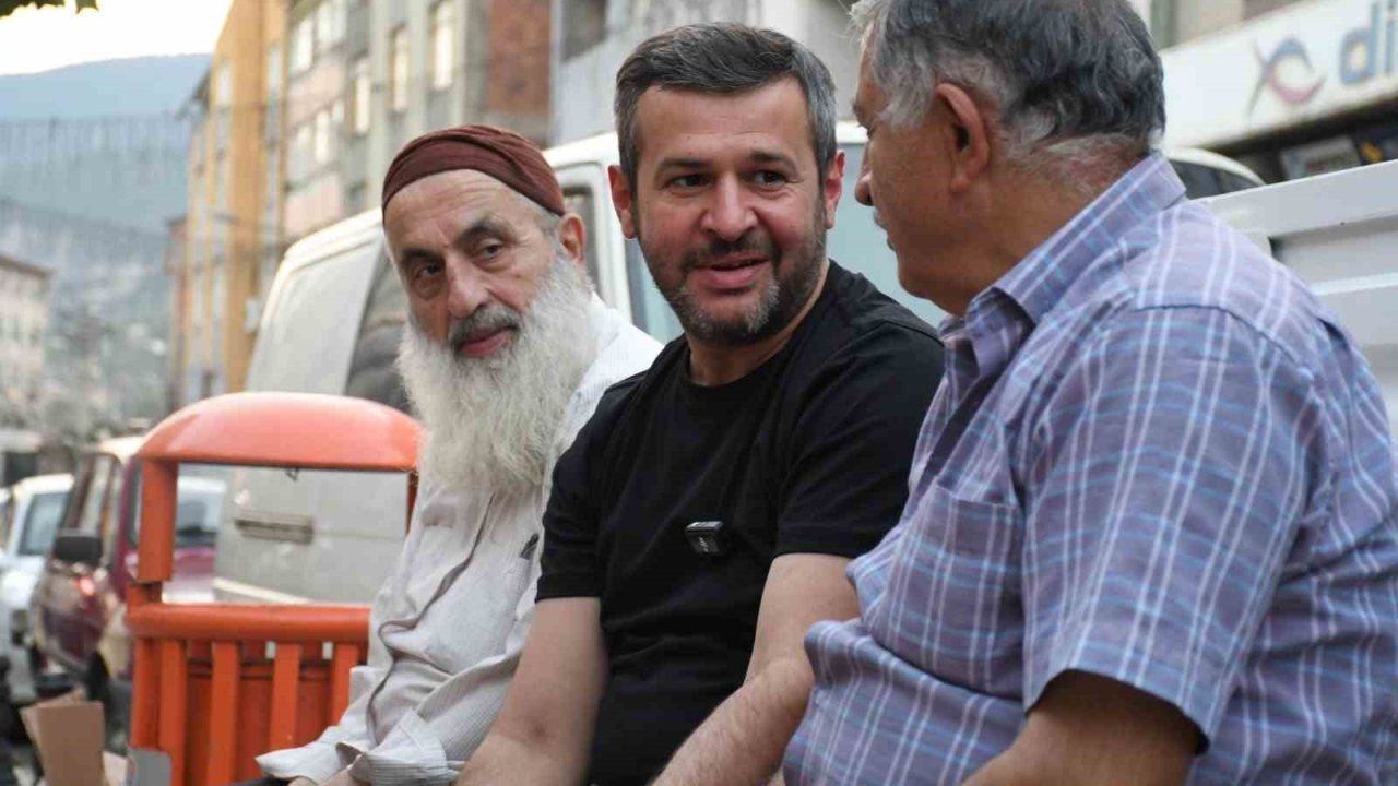 Başkan Çetinkaya esnaf ve vatandaşlarla bir araya geldi