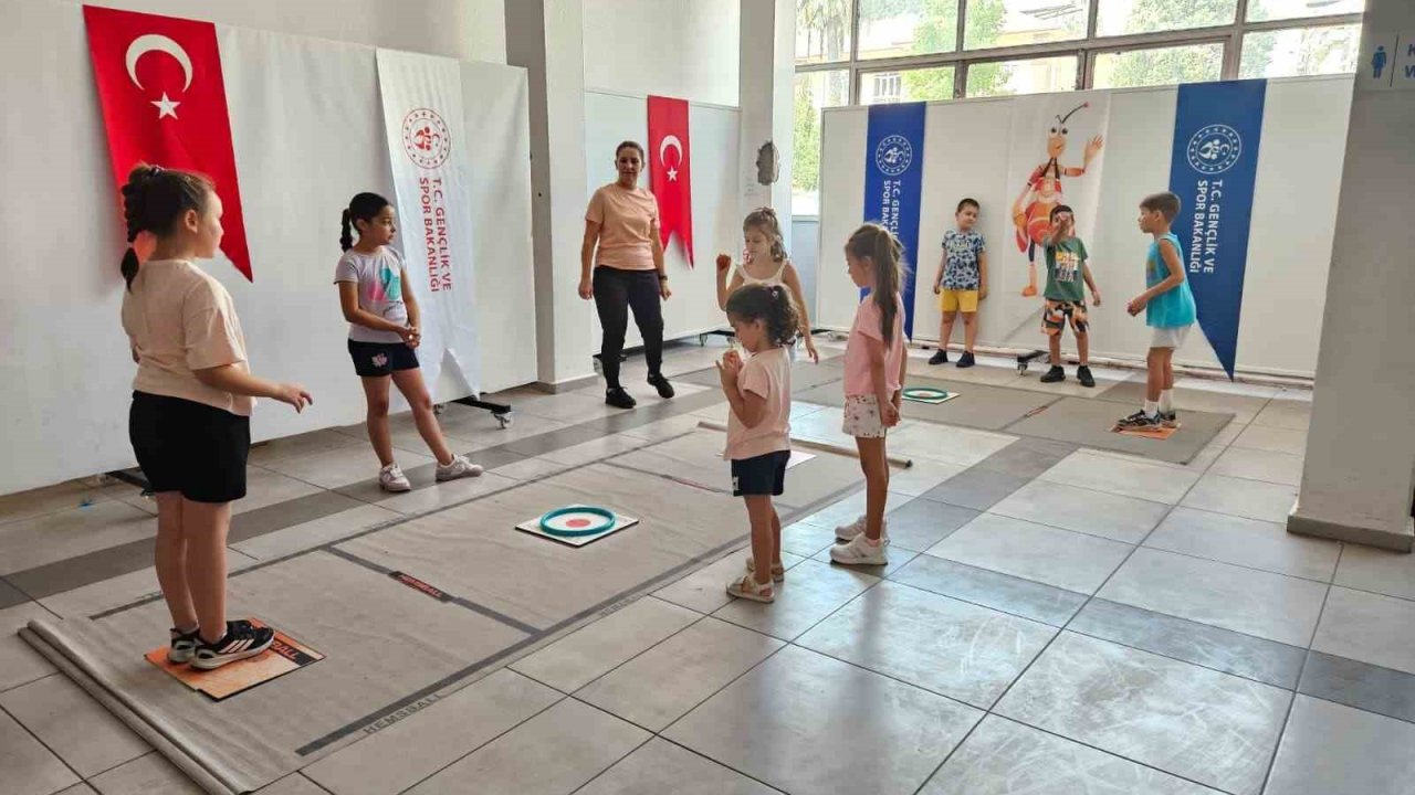 Aydın’da yaz spor okulları dolu dolu geçiyor