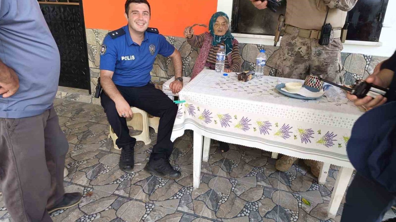 Kaybolan  yaşlı kadın sağ olarak bulundu